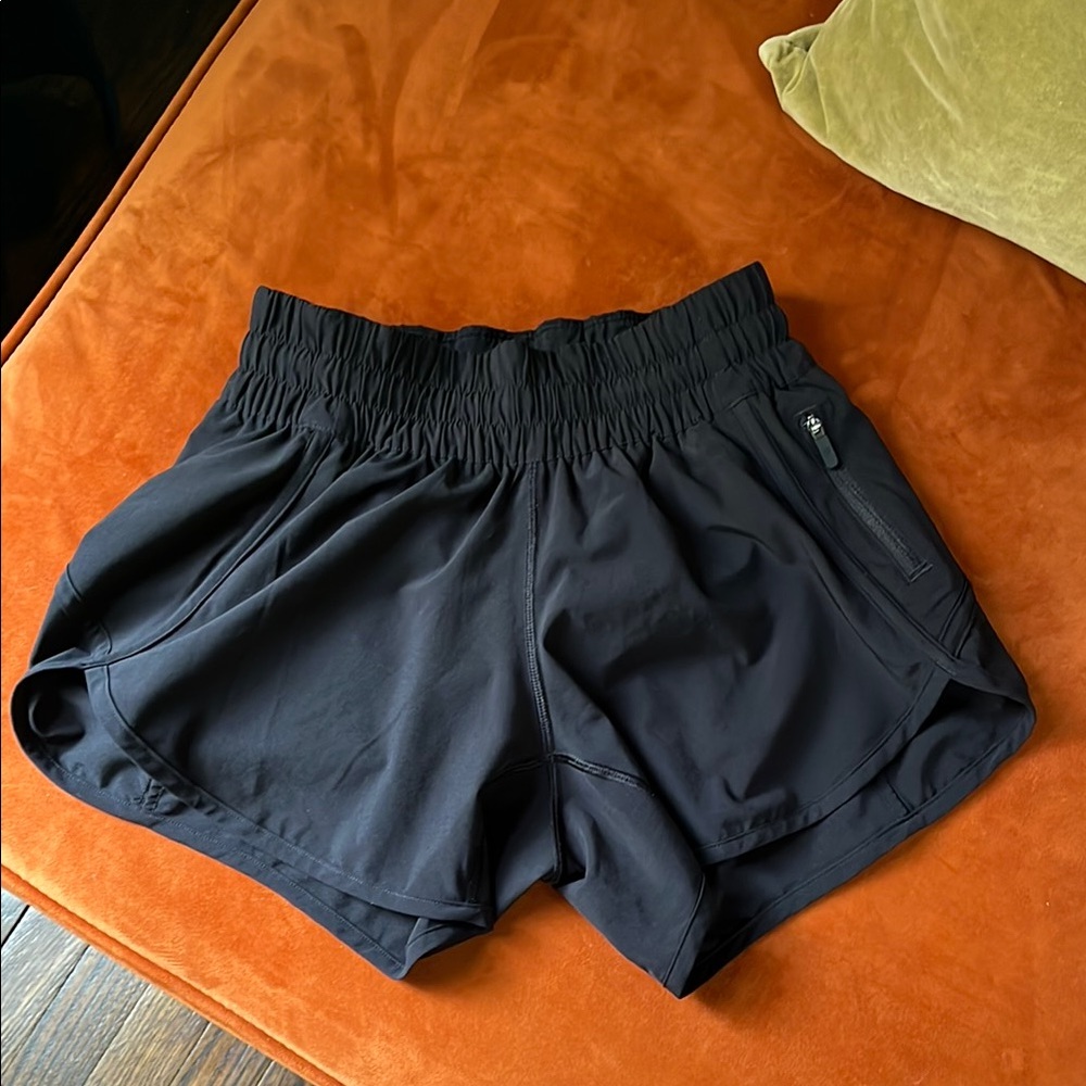Lululemon Athletica Black Athletic Shorts Quick-Dry Lightweight